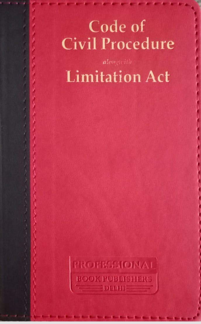 Code of Civil Procedure alongwith Limitation Act  Coat Pocket Edition  Palmtop Edition Delexue Bound